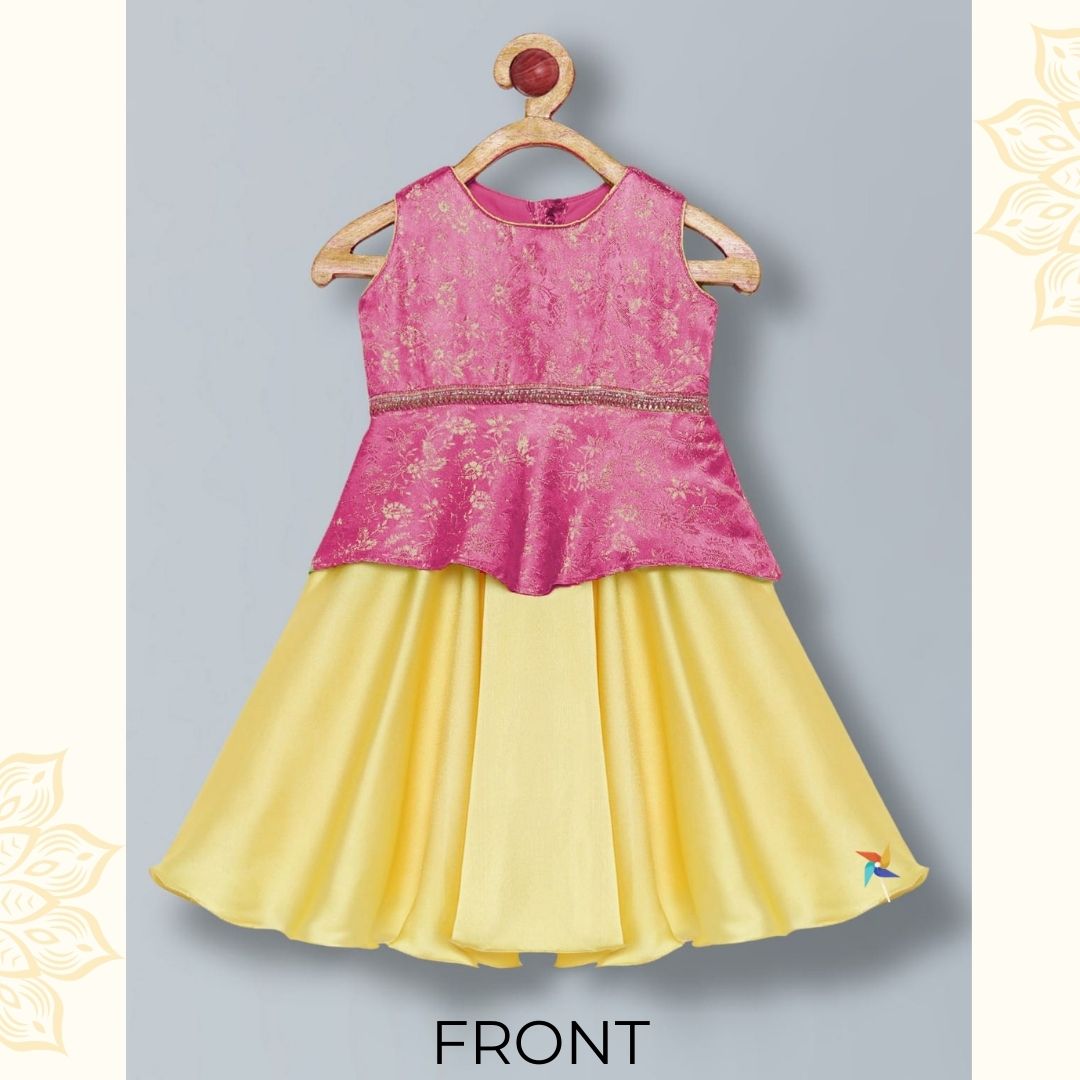 Lehenga choli for baby -Fuchsia Pink